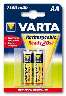 Аккумулятор VARTA R6 (2100 mAh Ni-MH) 56706.101.402  BL2